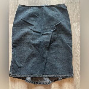 Pauw Amsterdam | Denim Skirt Long with Ruffle Hem | Size 3